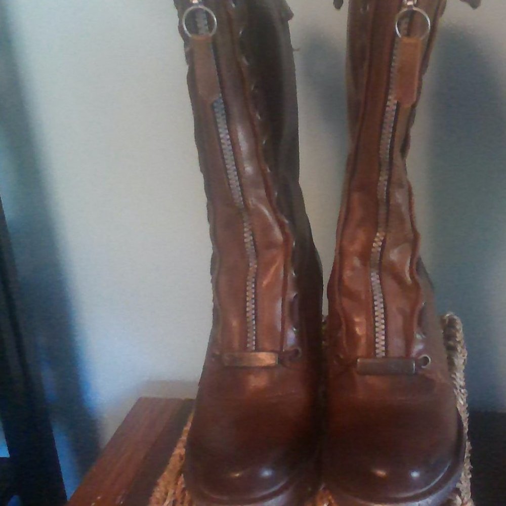 Fly London Tall Combat Boots